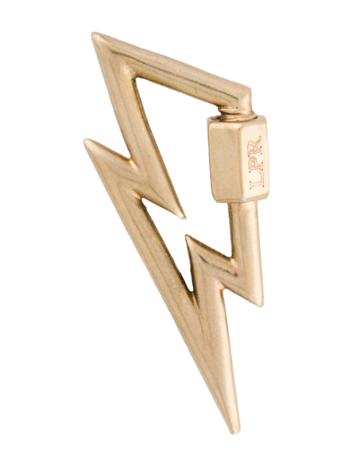 Marla Aaron 14K Boltlock lightning Charm