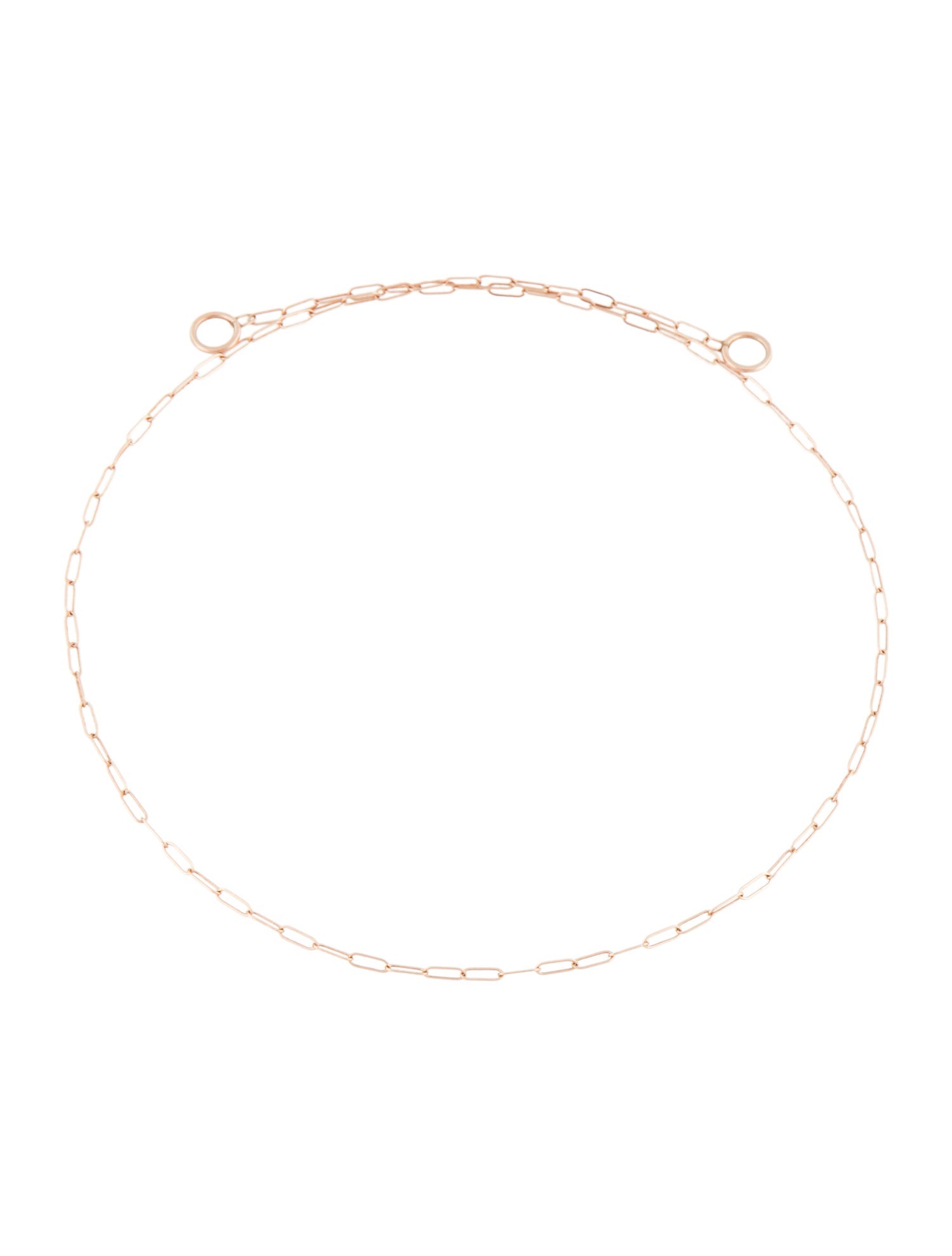 Marla Aaron 14K Square Link Chain Necklace