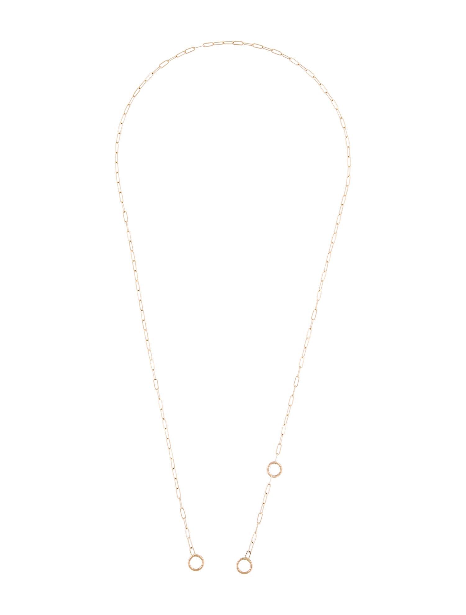 Marla Aaron Square Link Chain Necklace