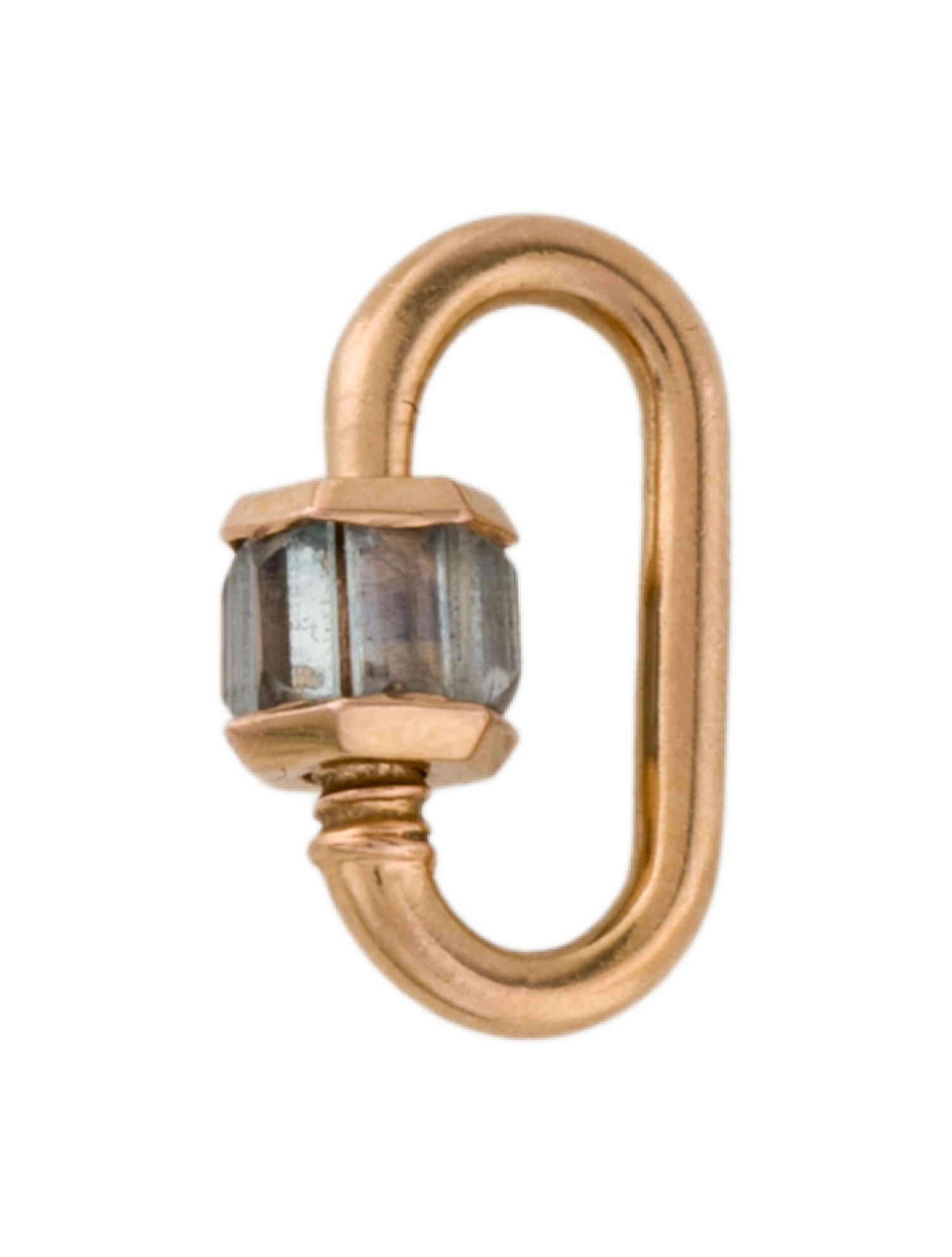 Marla Aaron 14K Sapphire Total Baguette Babylock Charm