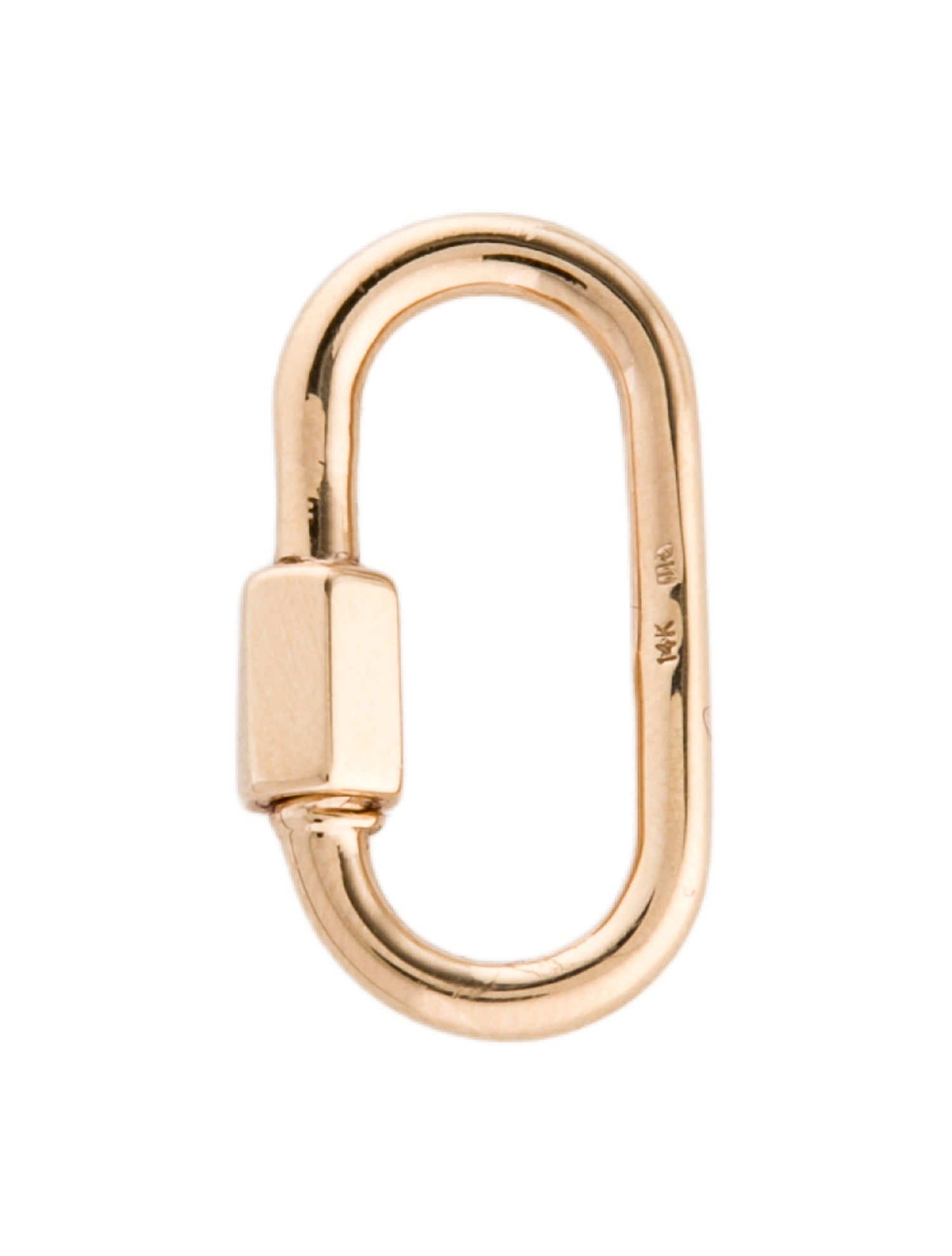 Marla Aaron 14K Medium Lock Charm Pendant