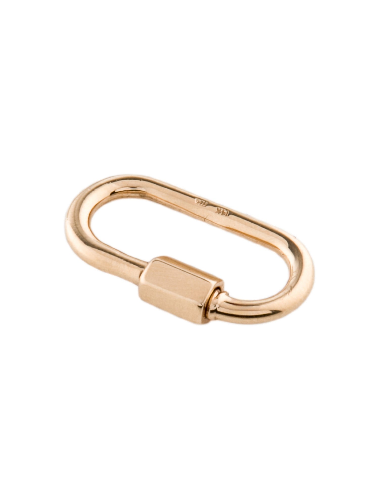 Marla Aaron 14K Medium Lock Charm Pendant