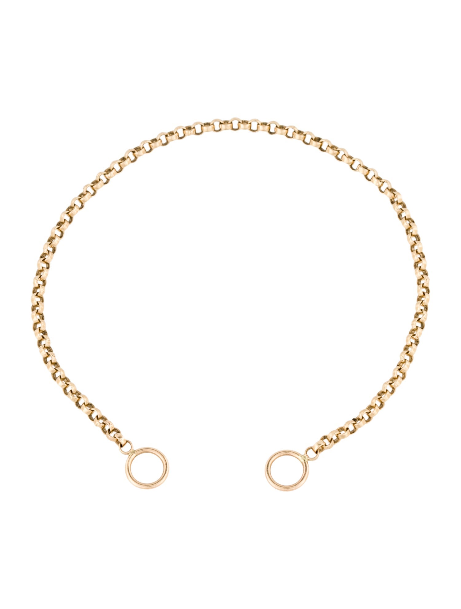 Marla Aaron 14K Rolo Bracelet Chain