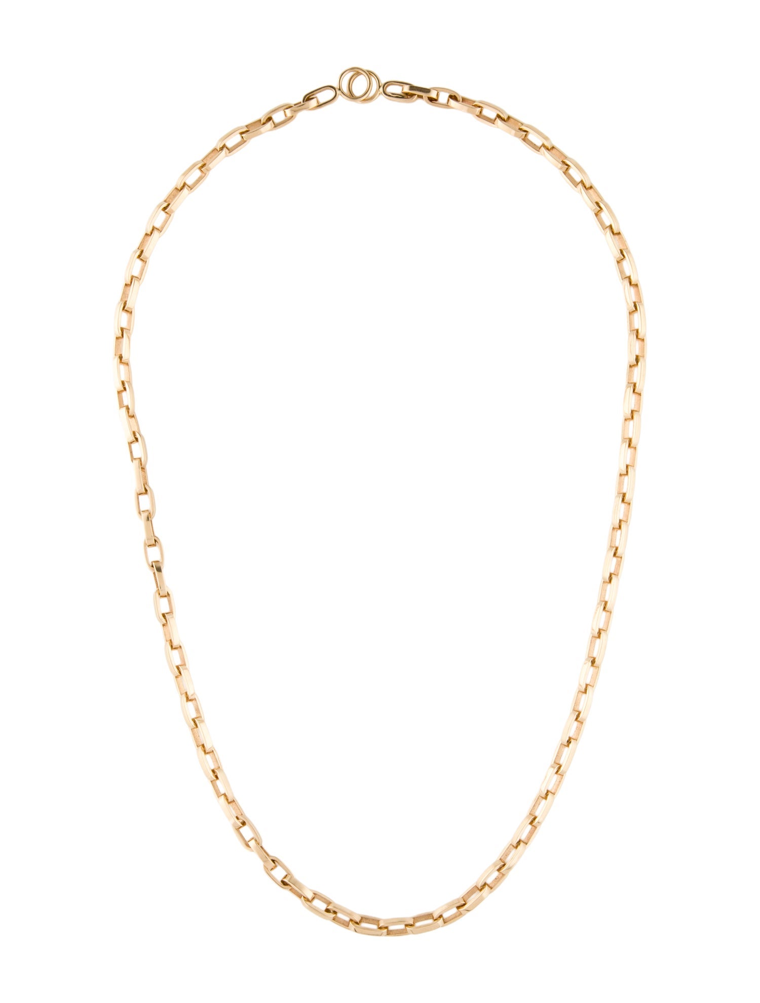 Marla Aaron 14K Handmade Biker Chain Necklace