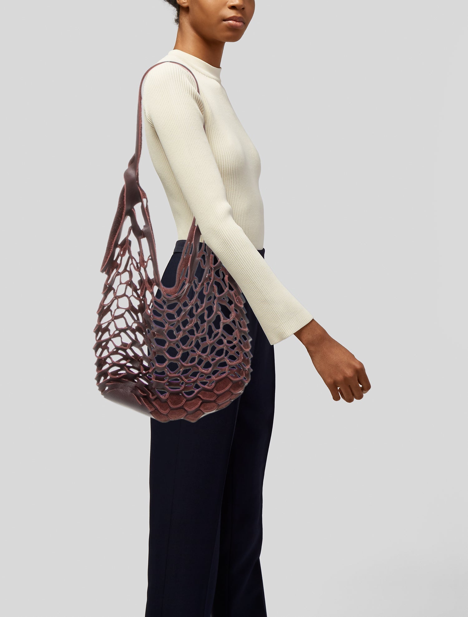 Maharam Leather Hobo