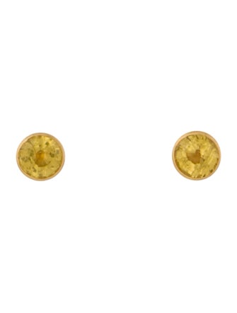 Marie-Hélène de Taillac 22K Sapphire Small Bindi Stud Earrings