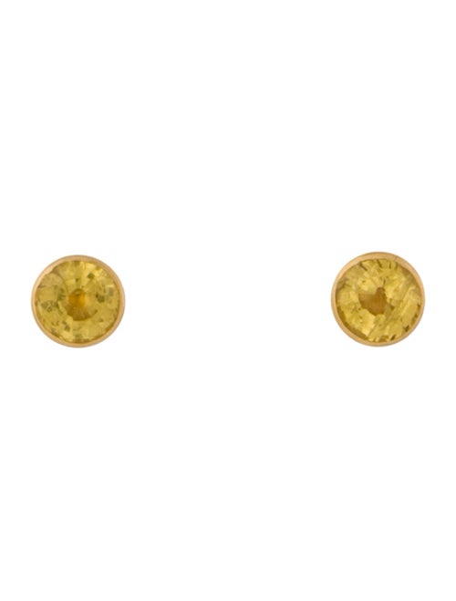 Marie-Hélène de Taillac 22K Sapphire Small Bindi Stud Earrings