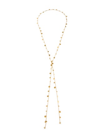 Marie-Hélène de Taillac 22K Irregular Dangling Sequins Station Necklace