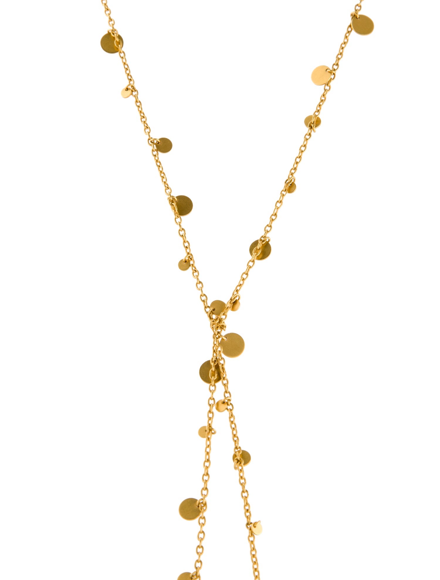 Marie-Hélène de Taillac 22K Irregular Dangling Sequins Station Necklace