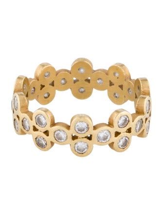 Marie-Hélène de Taillac 20K 1.05ctw Diamond Bollywood Band