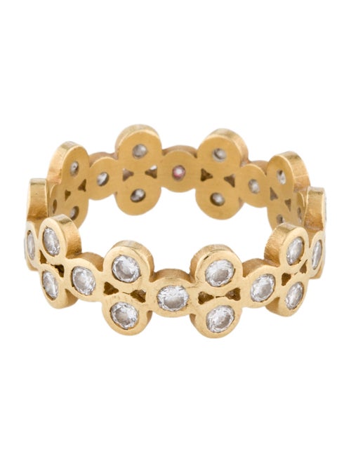 Marie-Hélène de Taillac 20K 1.05ctw Diamond Bollywood Band