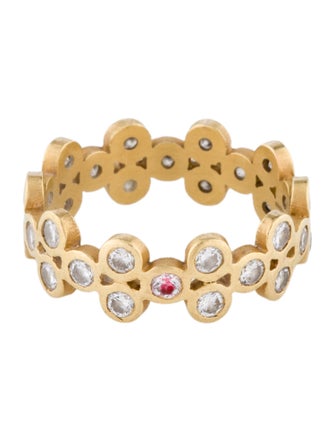 Marie-Hélène de Taillac 20K 1.05ctw Diamond Bollywood Band