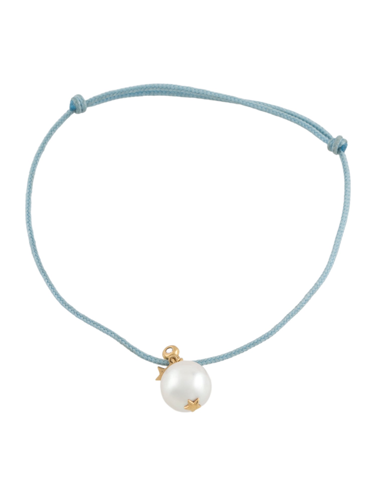 Marie-Hélène de Taillac 22K Pearl & Tanzanite Charm Cord Bracelet