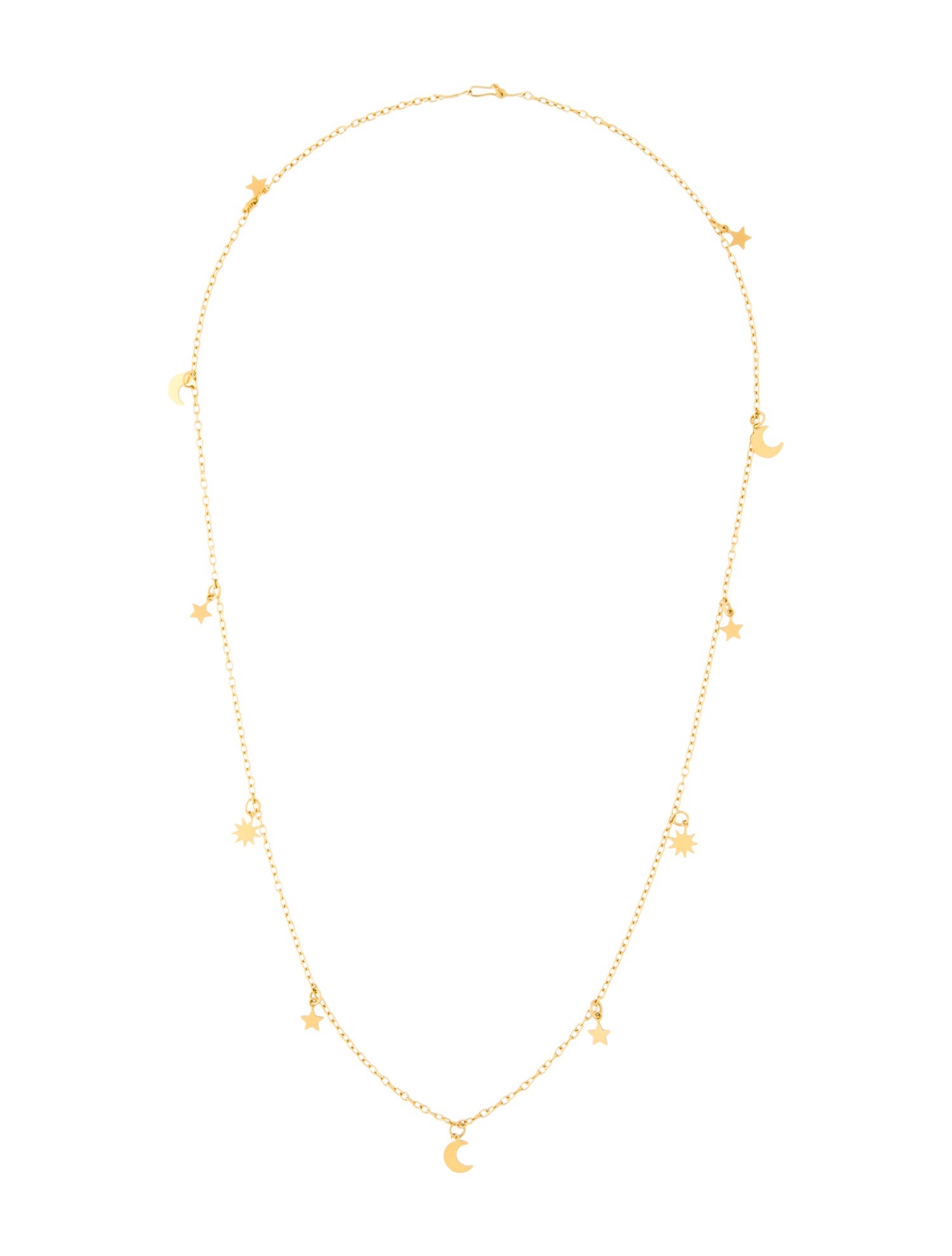 Marie-Hélène de Taillac 22K Moons & Stars Station Necklace