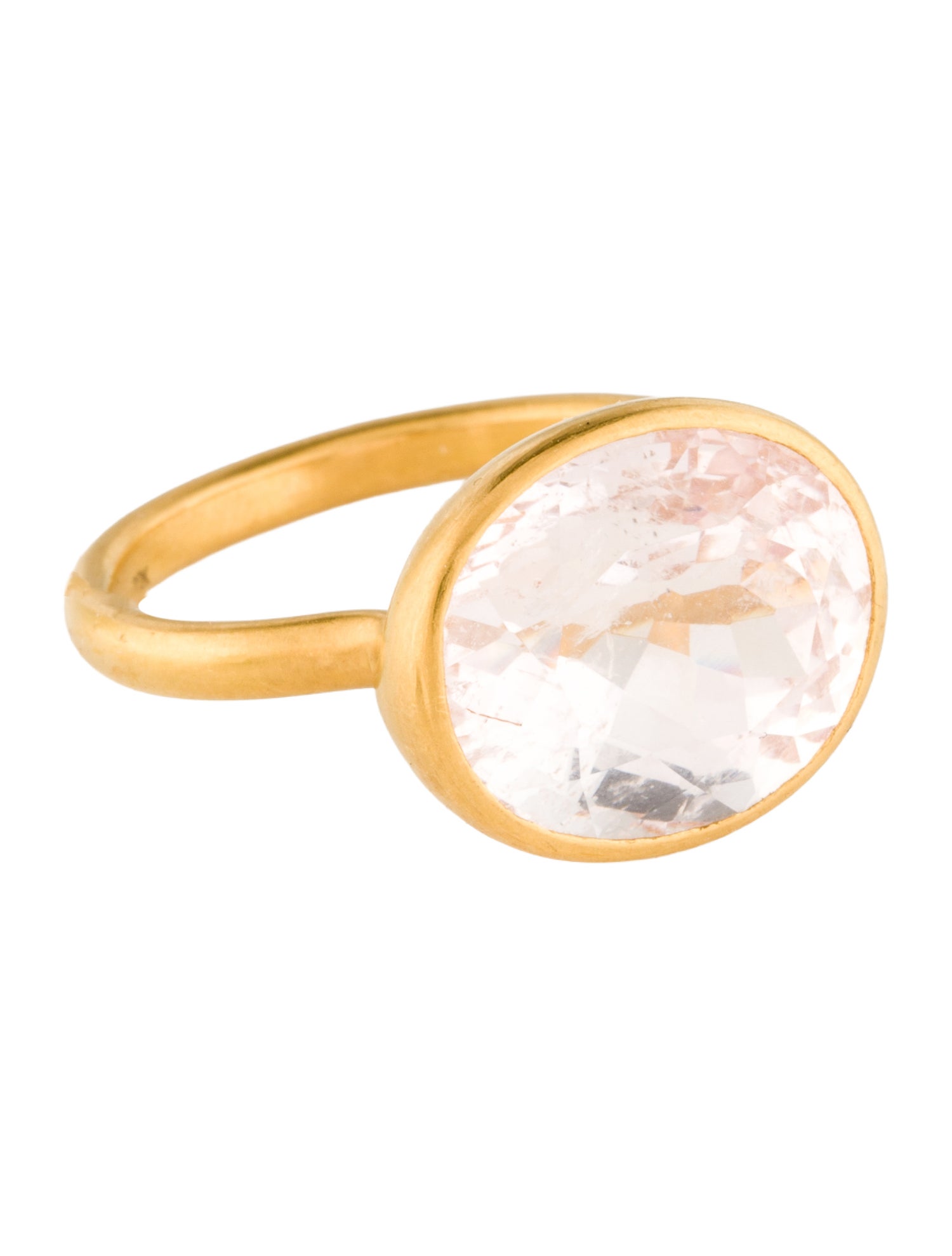 Marie-Hélène de Taillac 22K Morganite Princess Ring