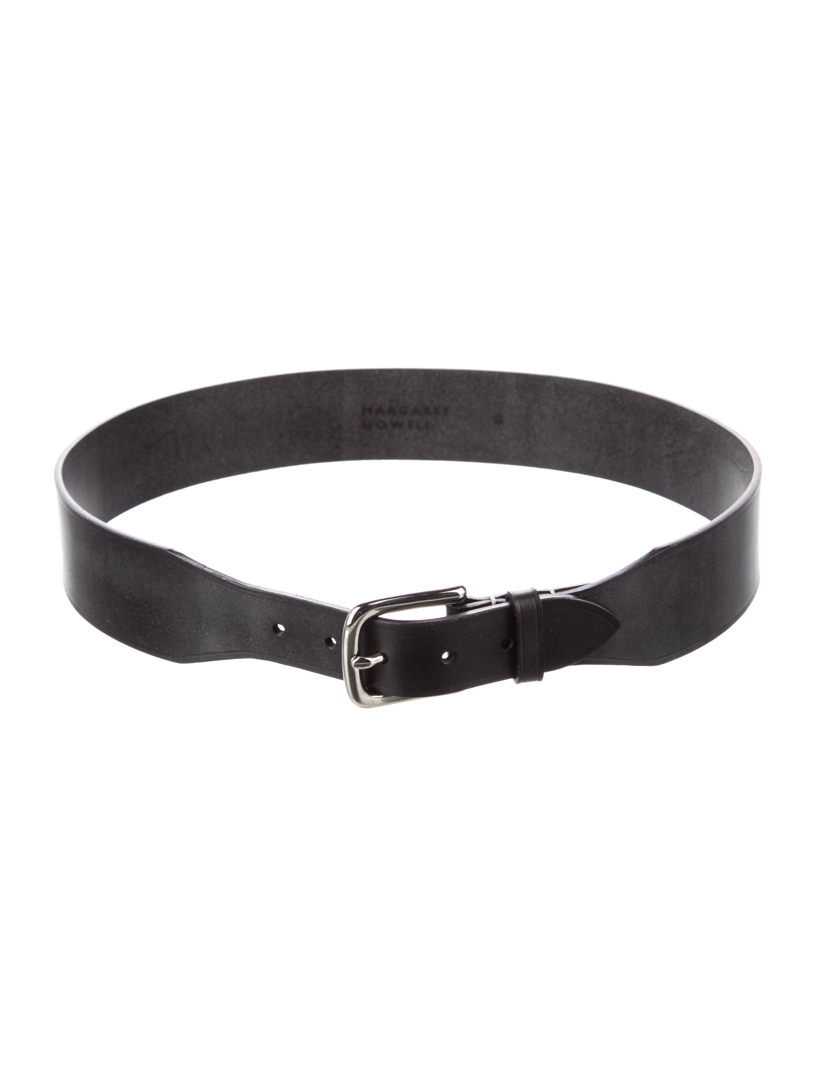 小物 MARGARET HOWELL LEATHER BELT Black leather simple belt | MHL. by Margaret Howell