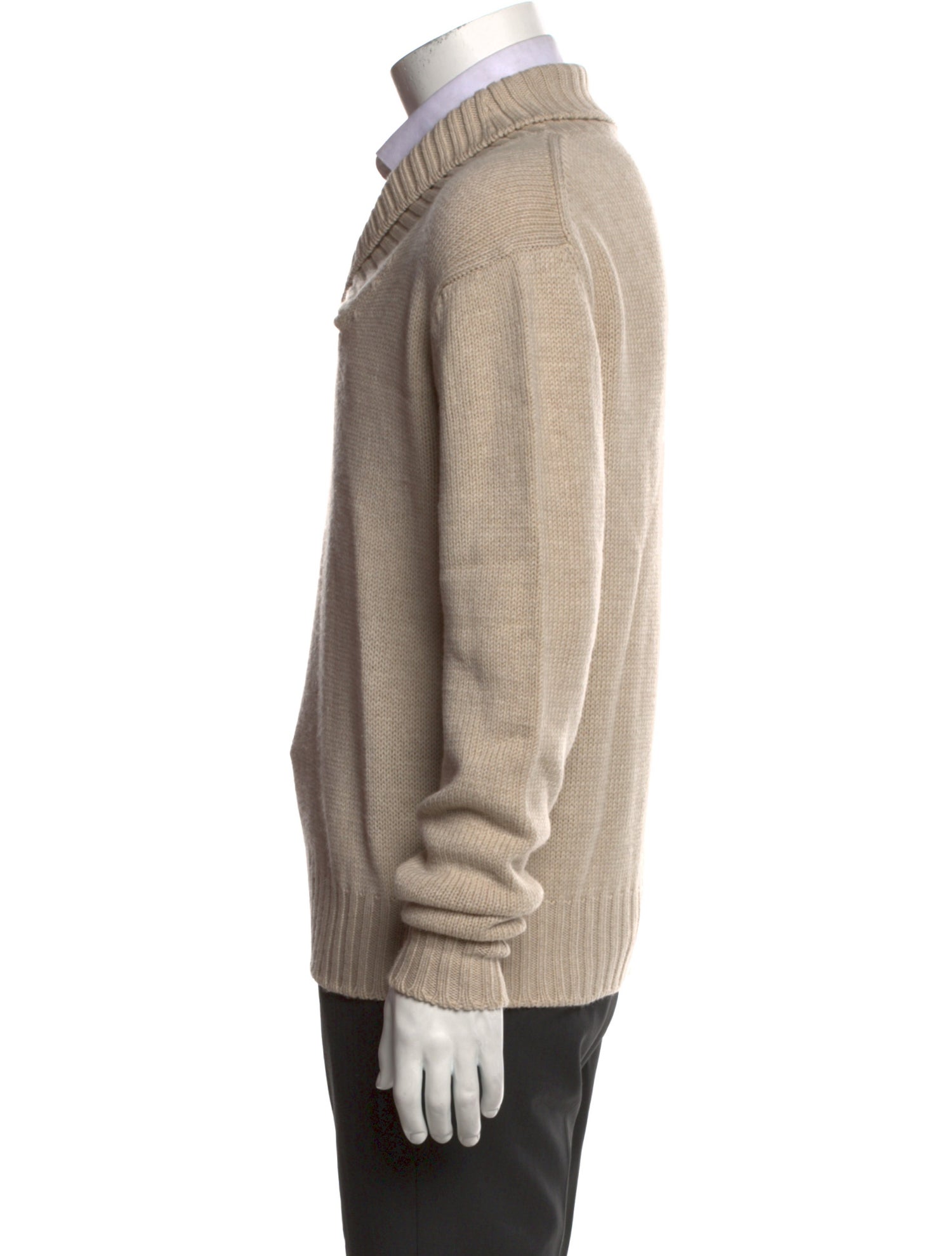 Margaret Howell Merino Wool V-Neck Cardigan