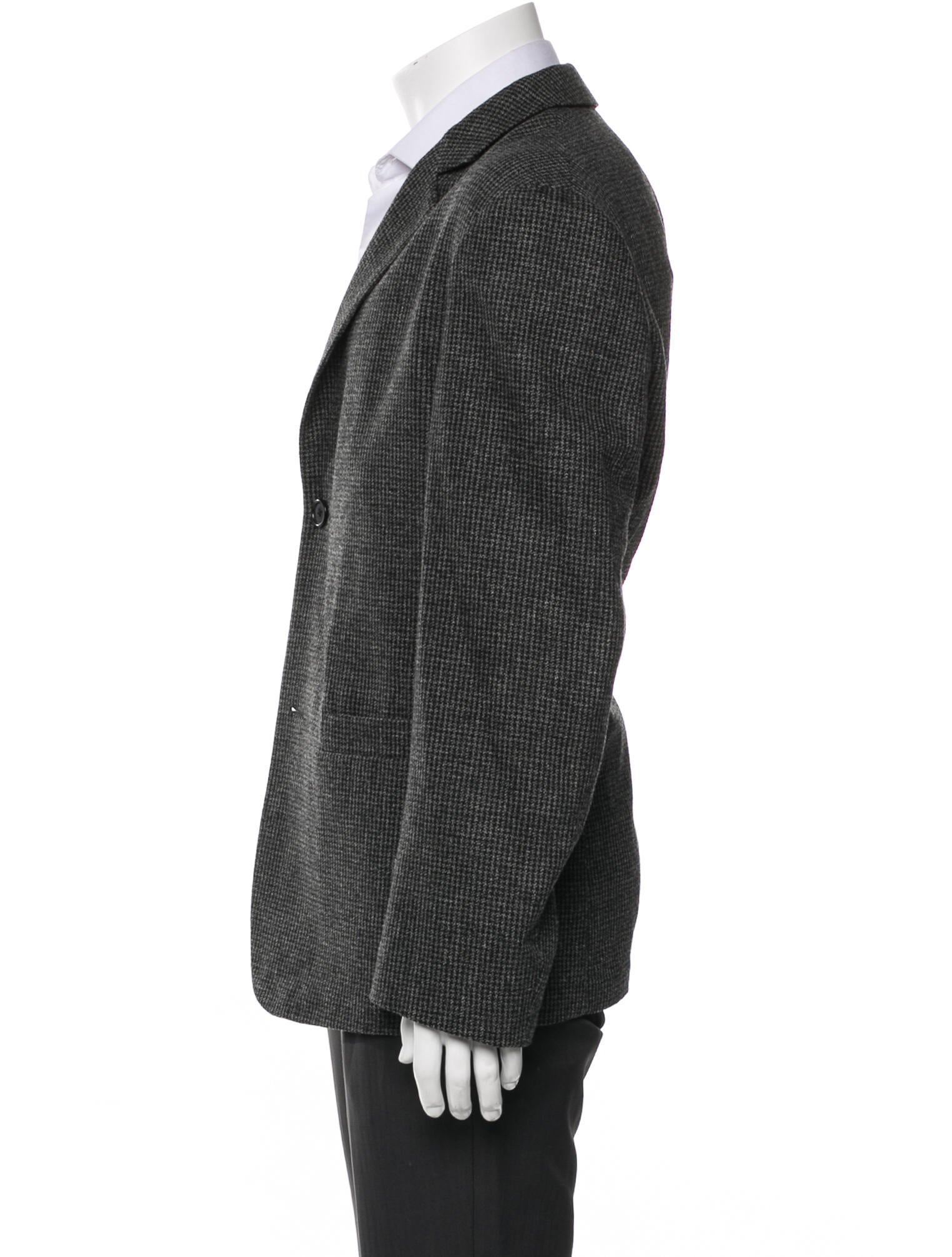 Margaret Howell Wool Tweed Pattern Blazer