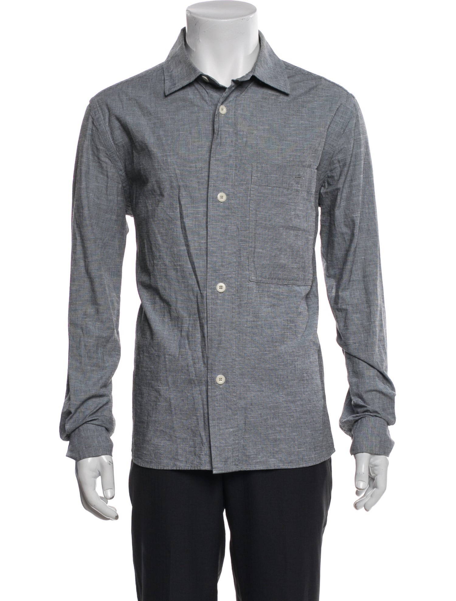 Margaret Howell Long Sleeve Denim Shirt