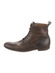 Margaret Howell Leather Combat Boots