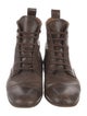 Margaret Howell Leather Combat Boots