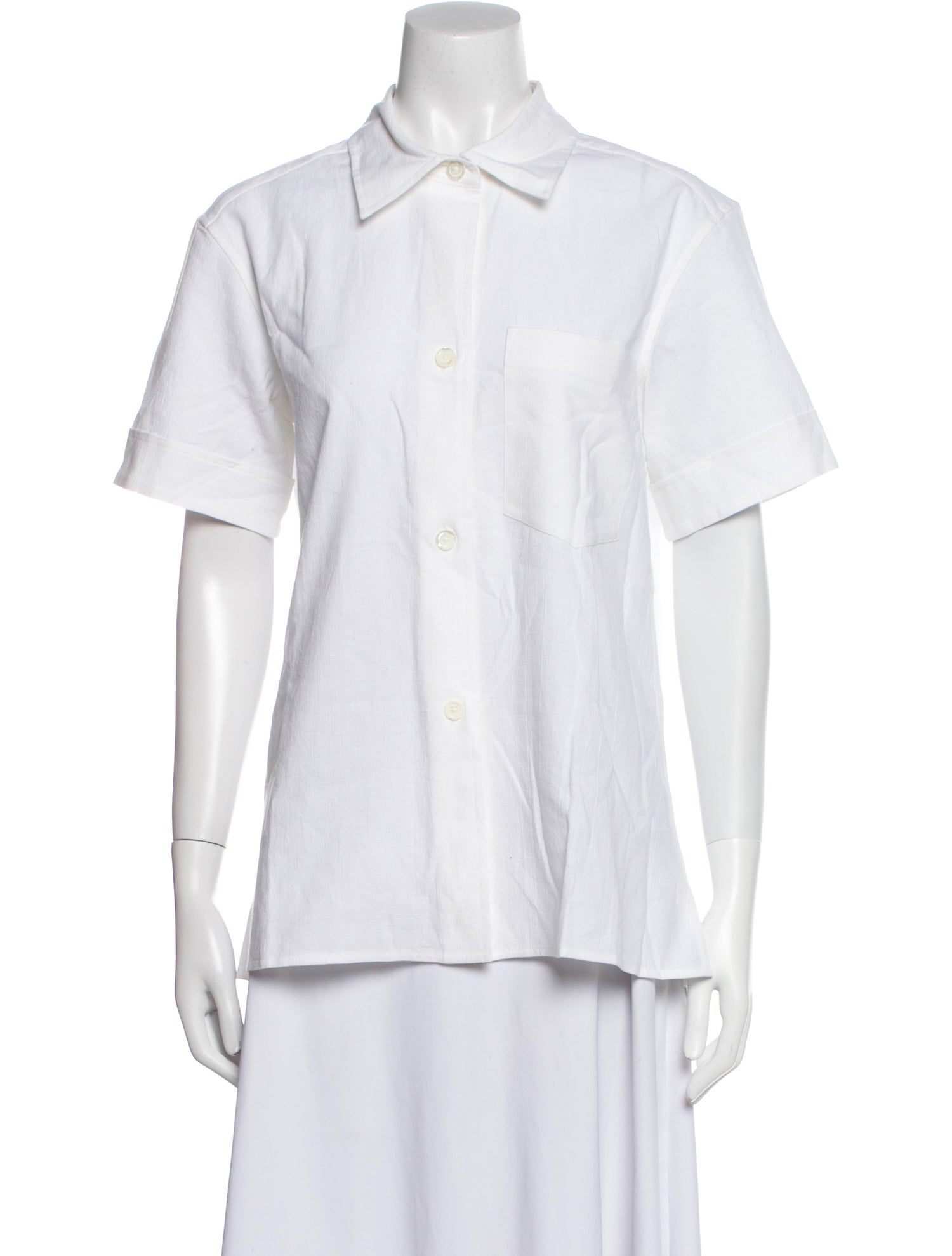 Margaret Howell Short Sleeve Button-Up Top w/ Tags