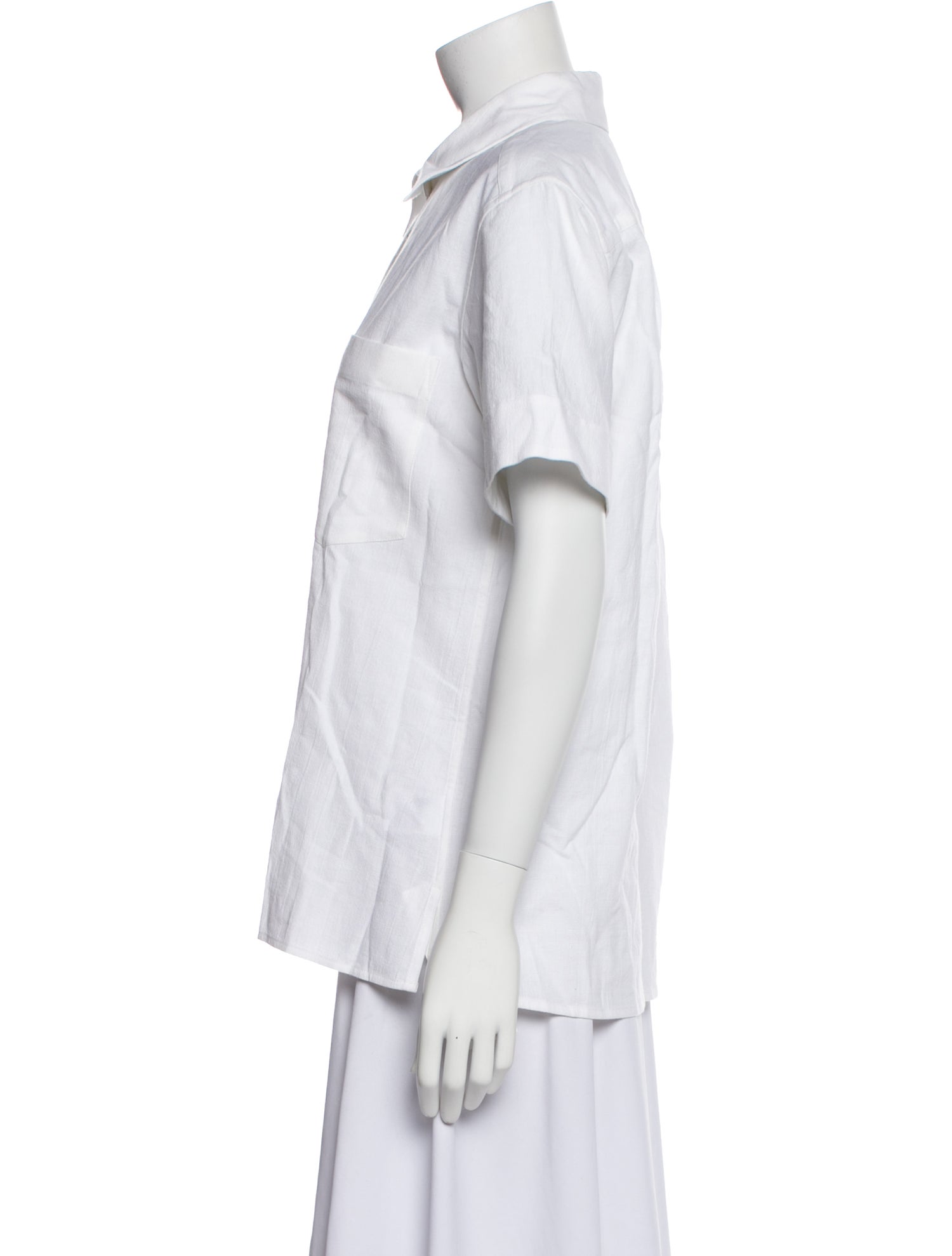 Margaret Howell Short Sleeve Button-Up Top w/ Tags