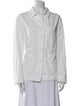 Margaret Howell Long Sleeve Button-Up Top