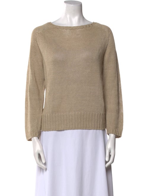 Margaret Howell Linen Bateau Neckline Sweater