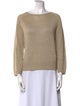 Margaret Howell Linen Bateau Neckline Sweater