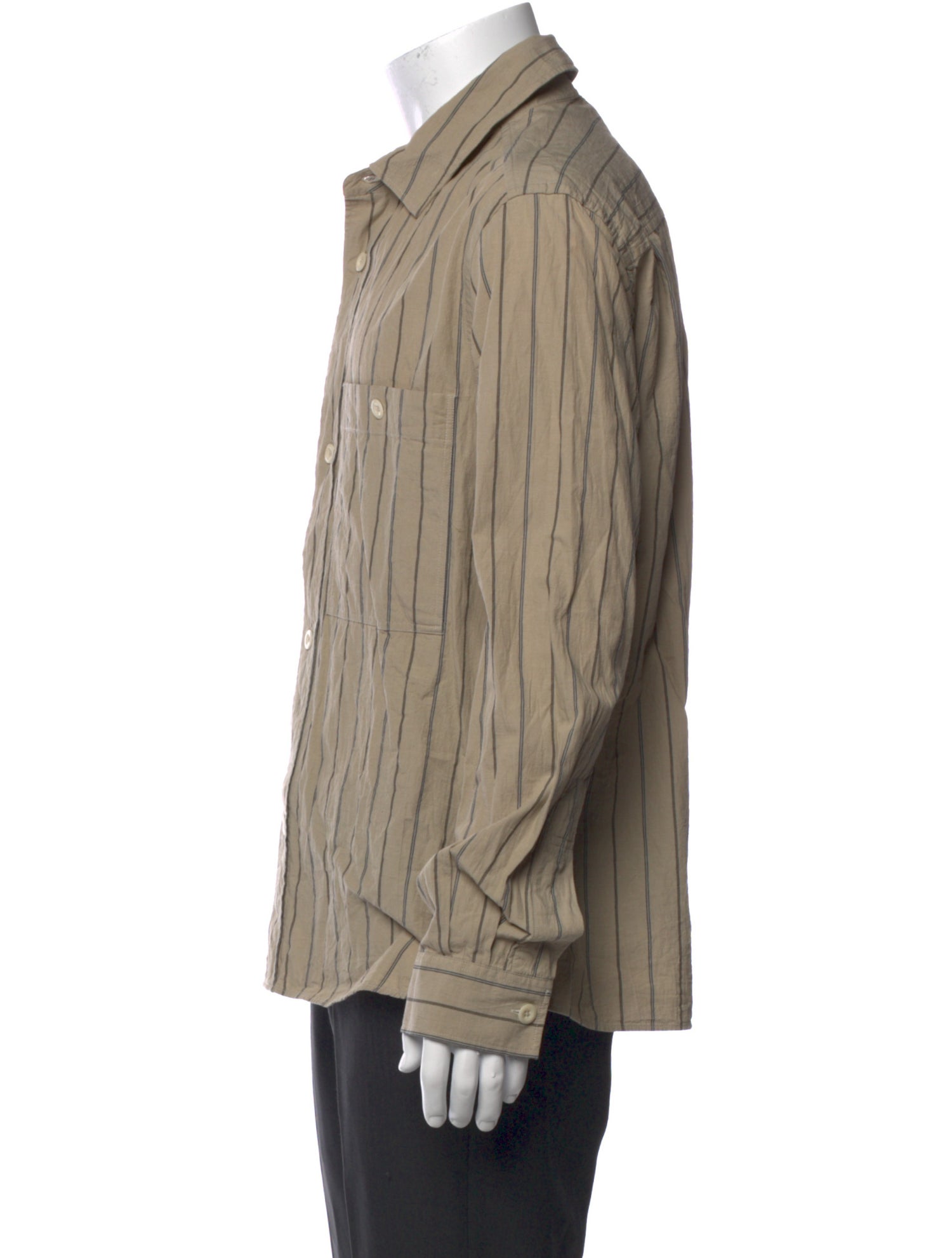 Margaret Howell Striped Long Sleeve Shirt