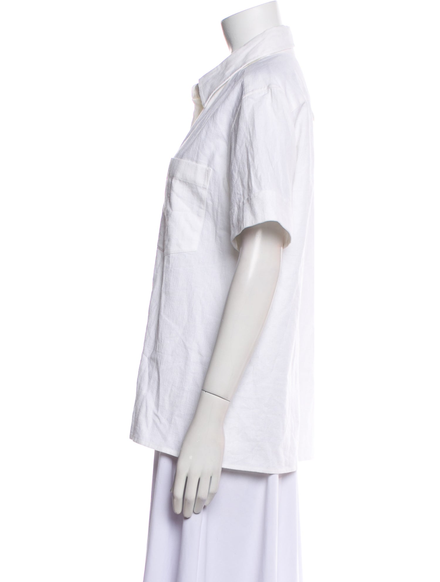 Margaret Howell Short Sleeve Button-Up Top w/ Tags