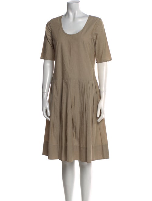 Margaret Howell Scoop Neck Knee-Length Dress