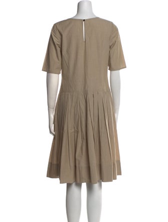 Margaret Howell Scoop Neck Knee-Length Dress
