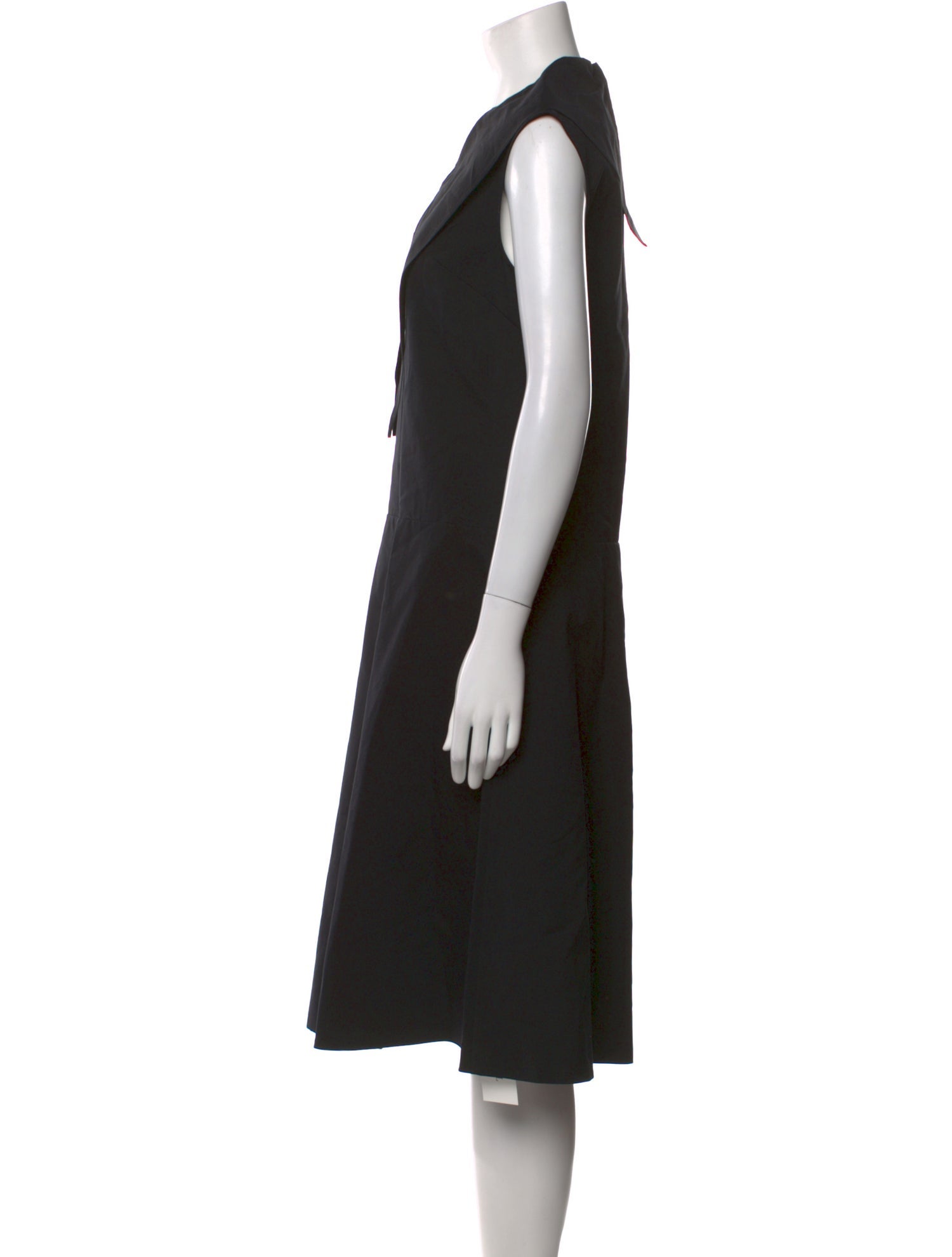 Margaret Howell V-Neck Midi Length Dress