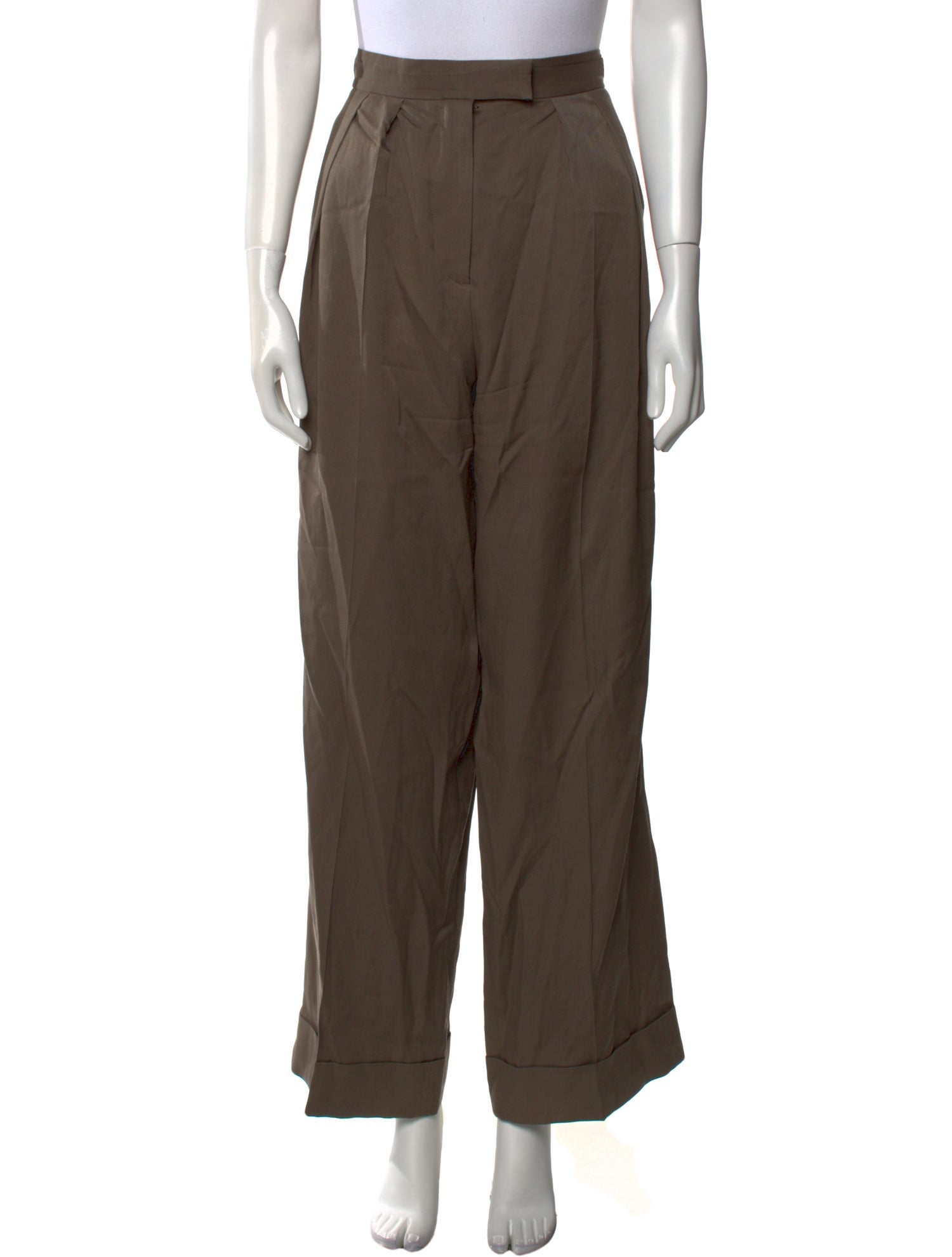 Margaret Howell Wool Wide Leg Pants