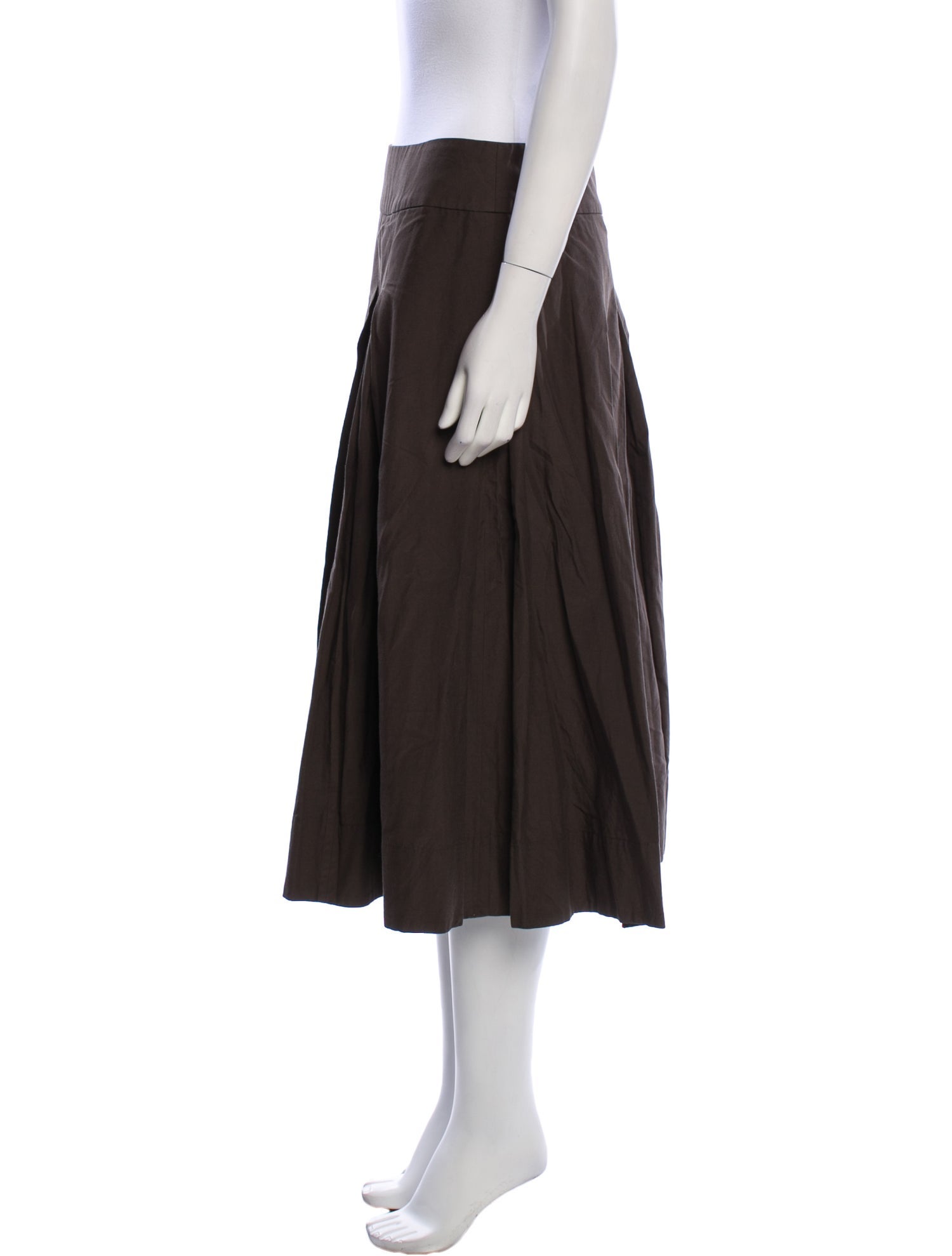 Margaret Howell Silk Knee-Length Skirt