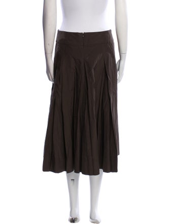Margaret Howell Silk Knee-Length Skirt