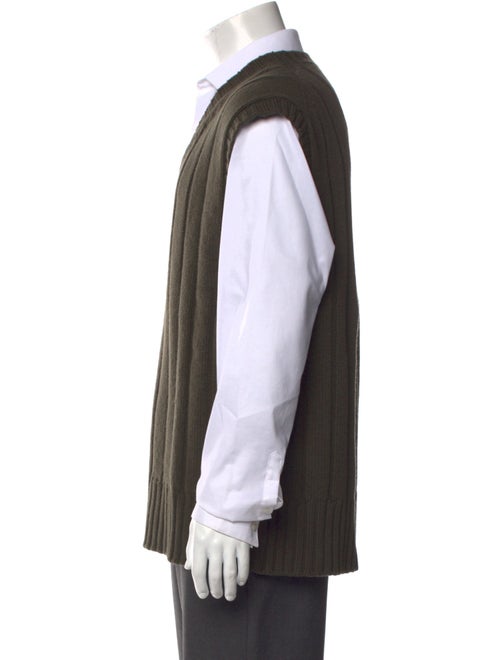 Margaret Howell Merino Wool V-Neck Henley