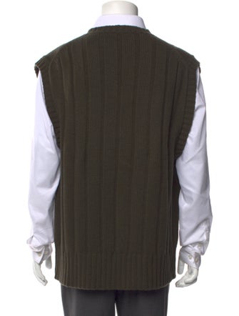 Margaret Howell Merino Wool V-Neck Henley