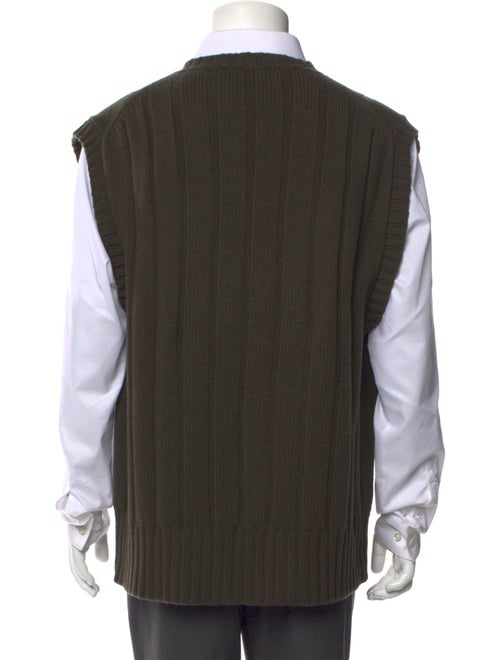 Margaret Howell Merino Wool V-Neck Henley