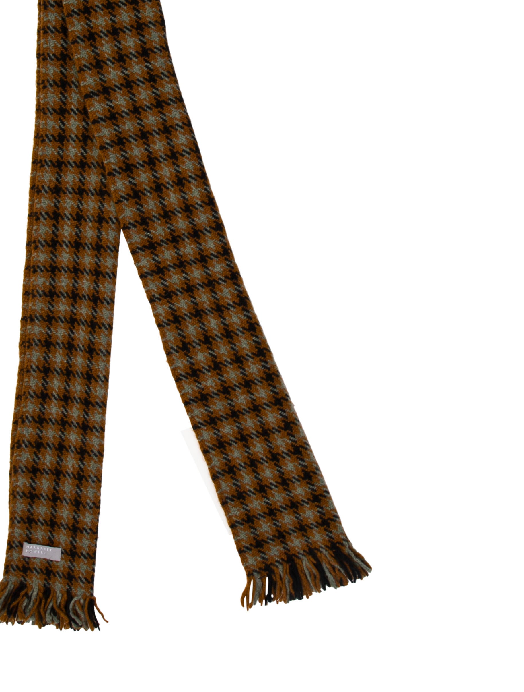 Margaret Howell Houndstooth Print Scarf