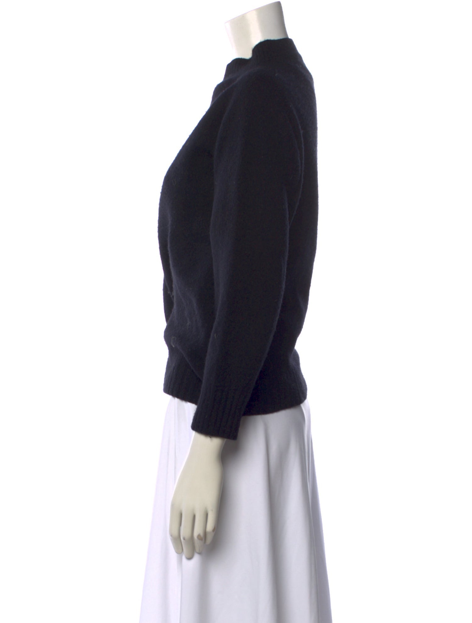 Margaret Howell Merino Wool Mock Neck Sweater