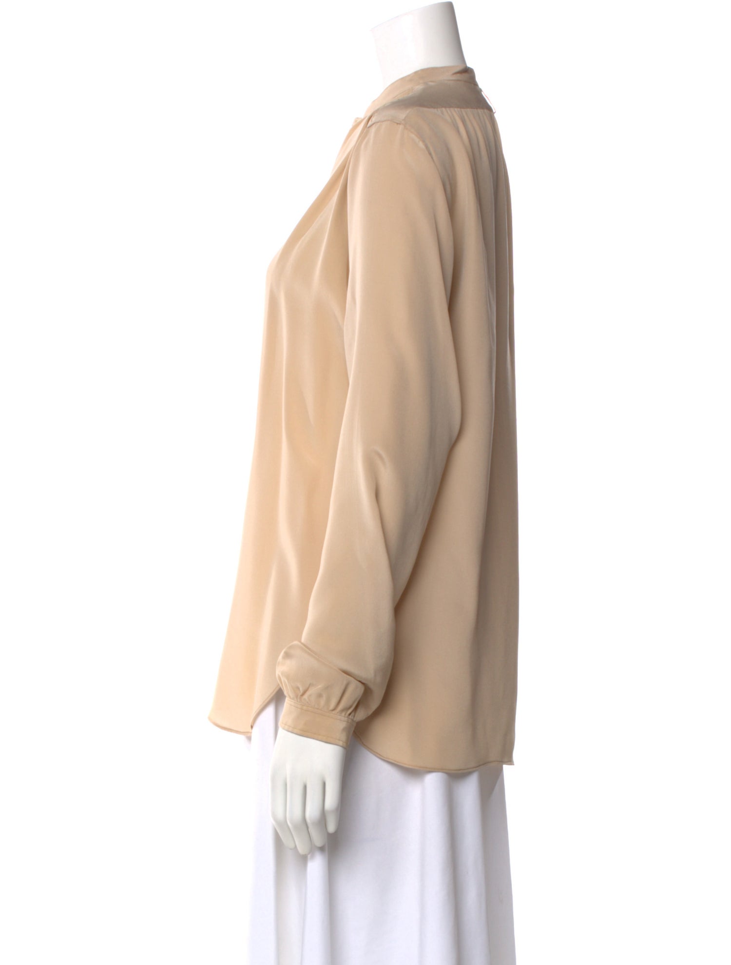 Margaret Howell Silk Long Sleeve Blouse