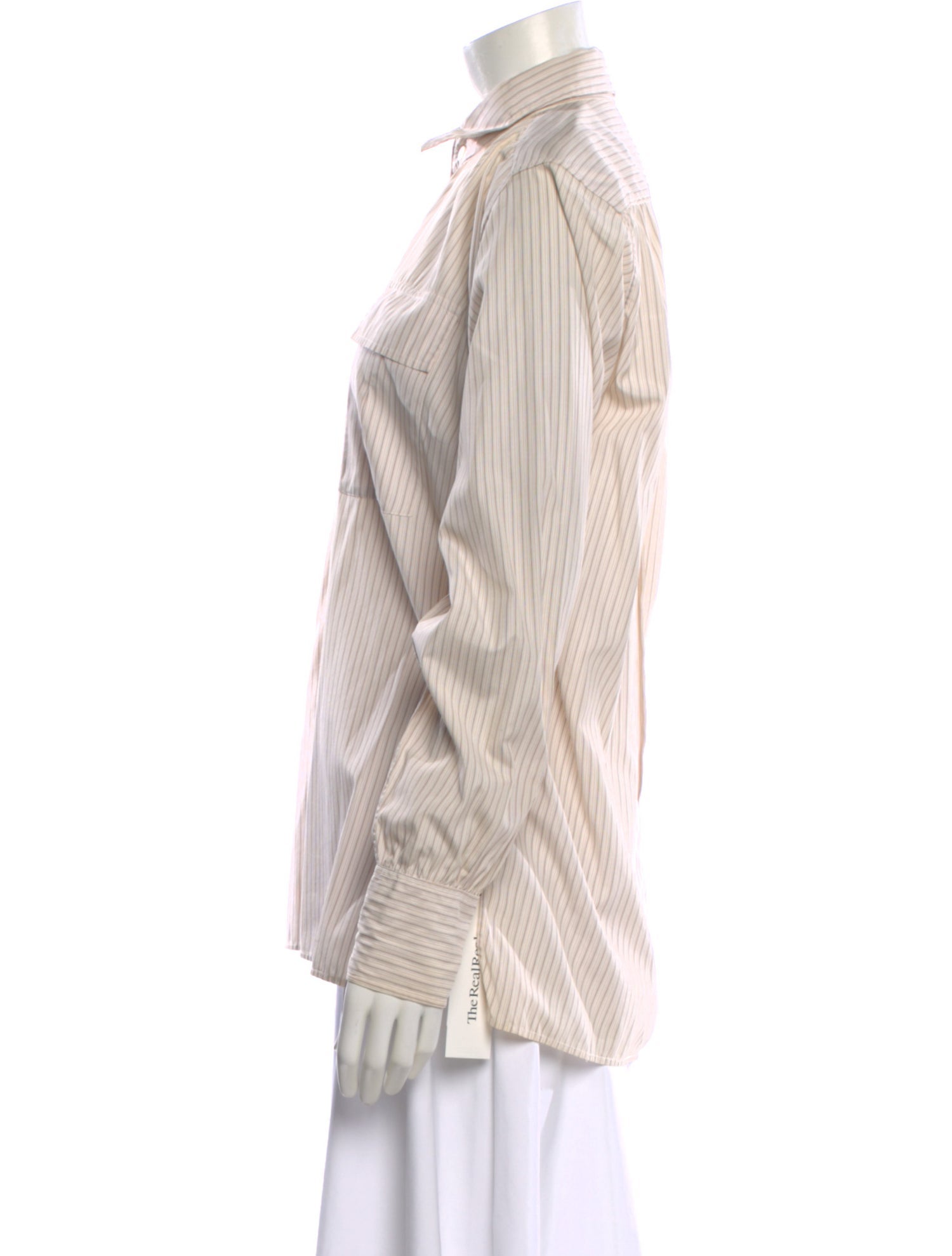 Margaret Howell Vintage Striped Button-Up Top