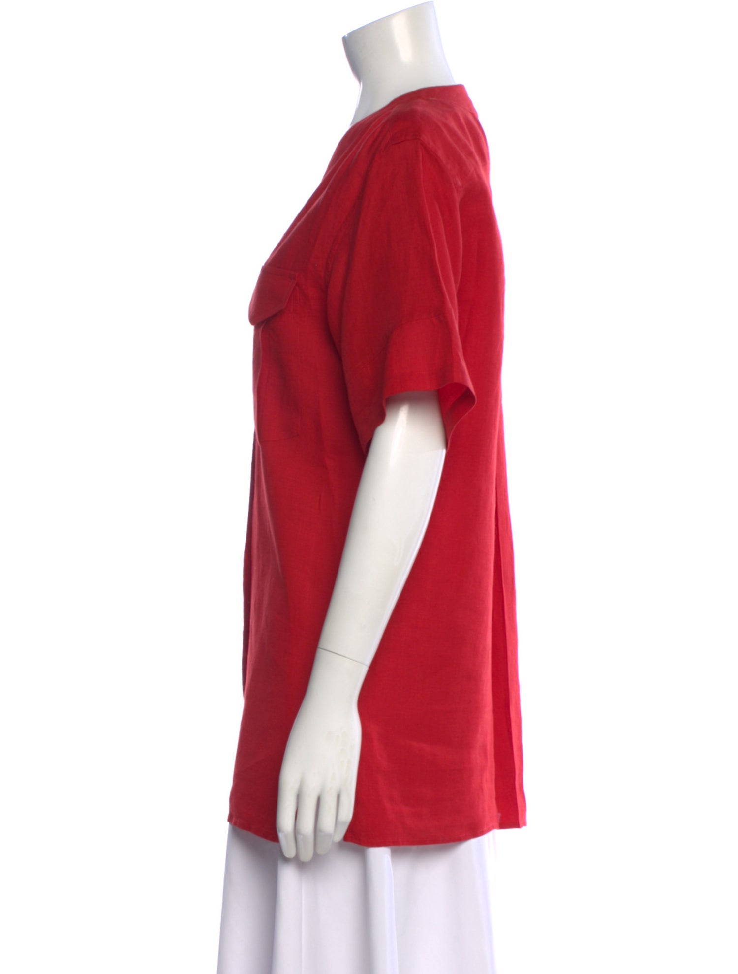 Margaret Howell Linen V-Neck Blouse