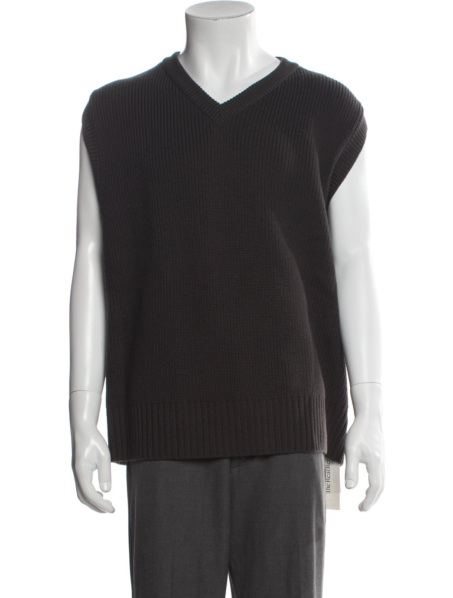 Margaret Howell Merino Wool V-Neck Sweater Vest