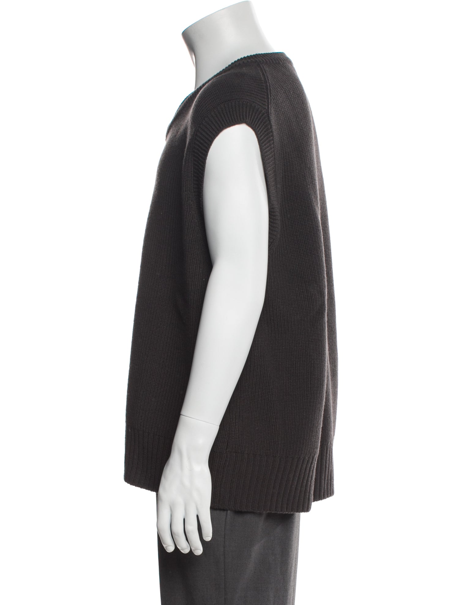 Margaret Howell Merino Wool V-Neck Sweater Vest