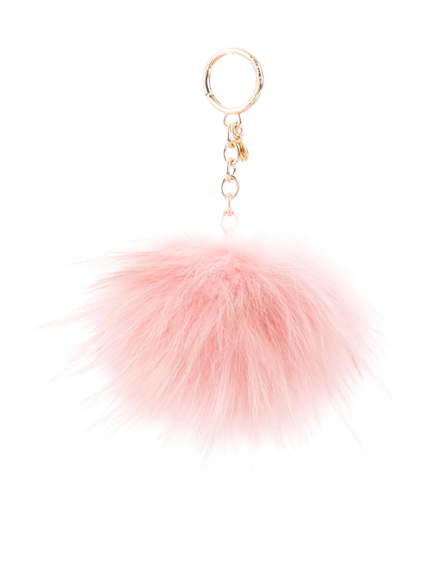 michael kors fur keychain