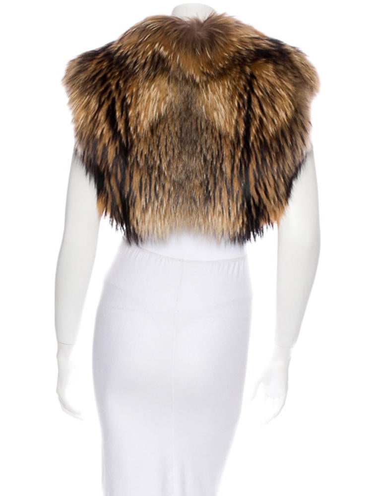 nude fur bolero